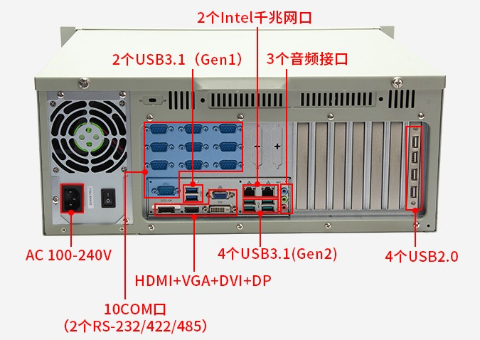 东田工控机【DT-810E-JQ370MA】