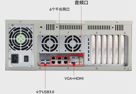 国产化4U南京工控机端口.png