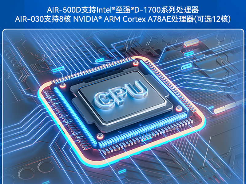 研华边缘AI推理系统工控机|导航分析ai解决方案|AIR-030