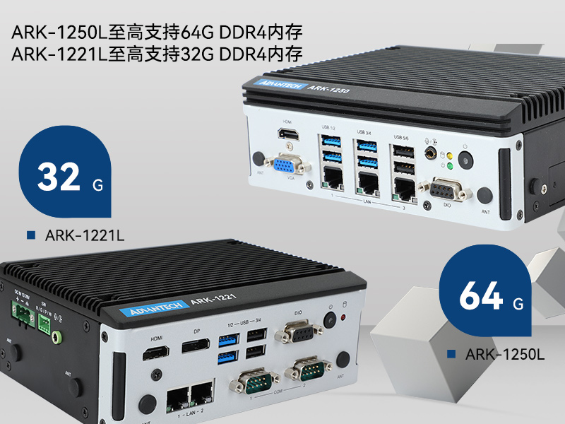 研华嵌入式工控机|深度学习工控设备厂家|ARK-1250L