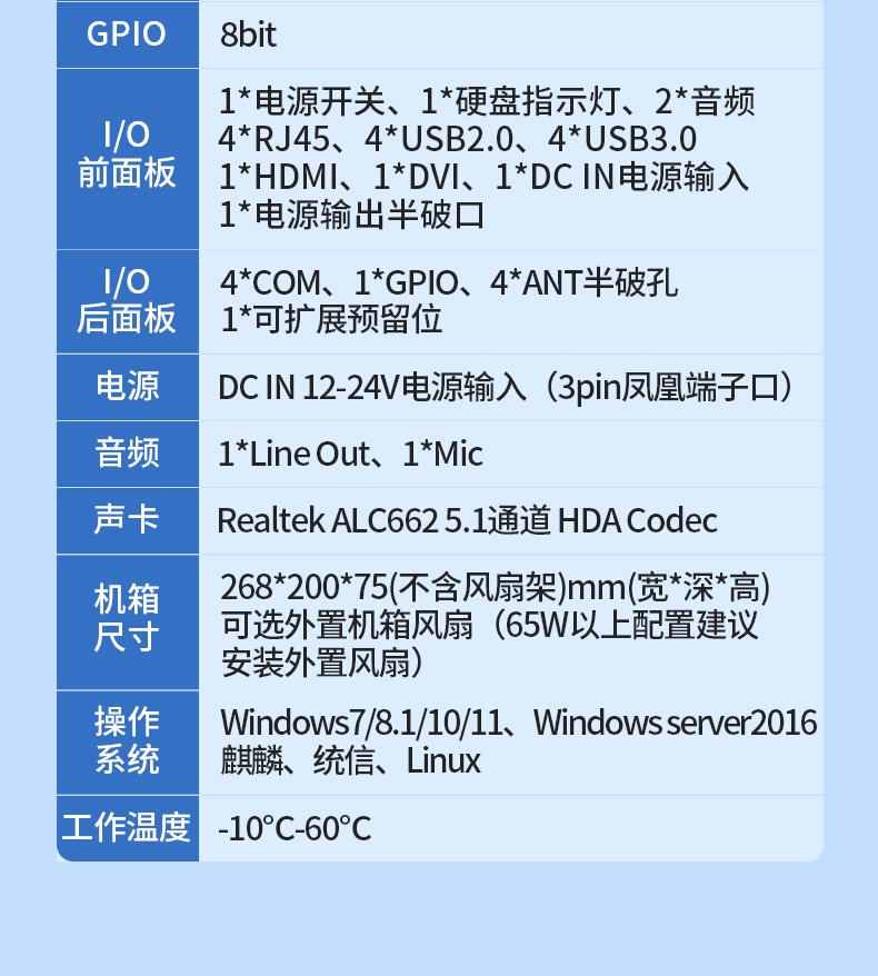 嵌入式无风扇工控机,工业自动化主机,DTB-3025-H110.jpg