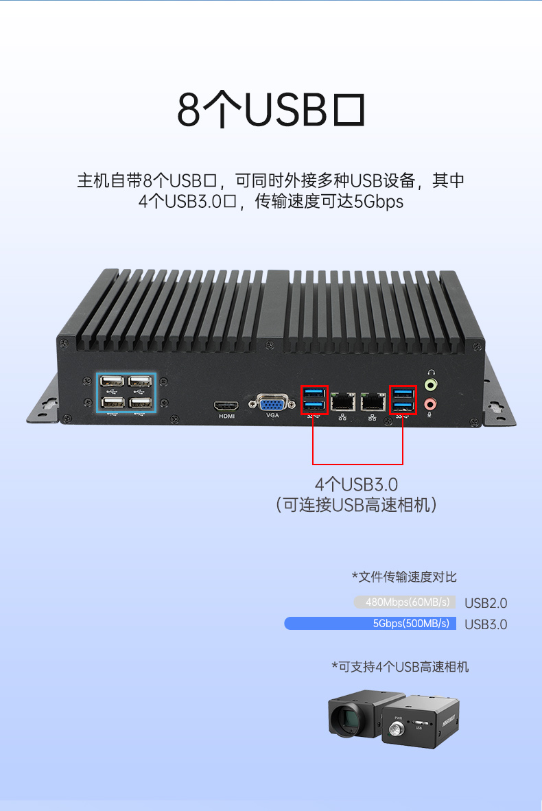 国产化无风扇工控机,飞腾D2000迷你工控机,银河麒麟系统,DTB-3085-D2K.jpg