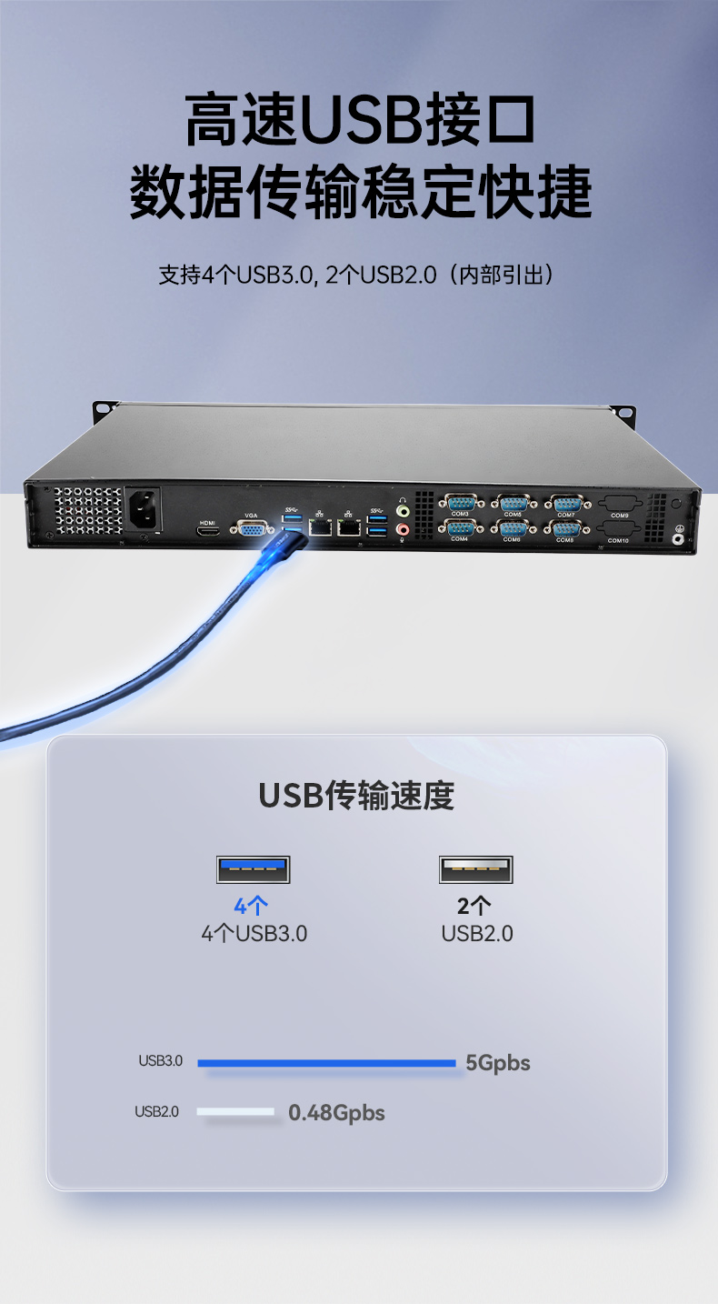 国产飞腾工控机,1U短款机架式工业主机电脑,银河麒麟工业电脑,DT-S1010MB-FD2KMC.jpg